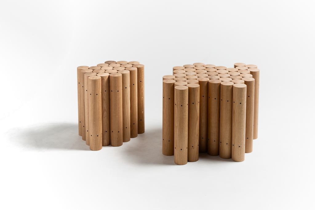 Multiple Classic, travail du bois par le designer Raphaël Charles