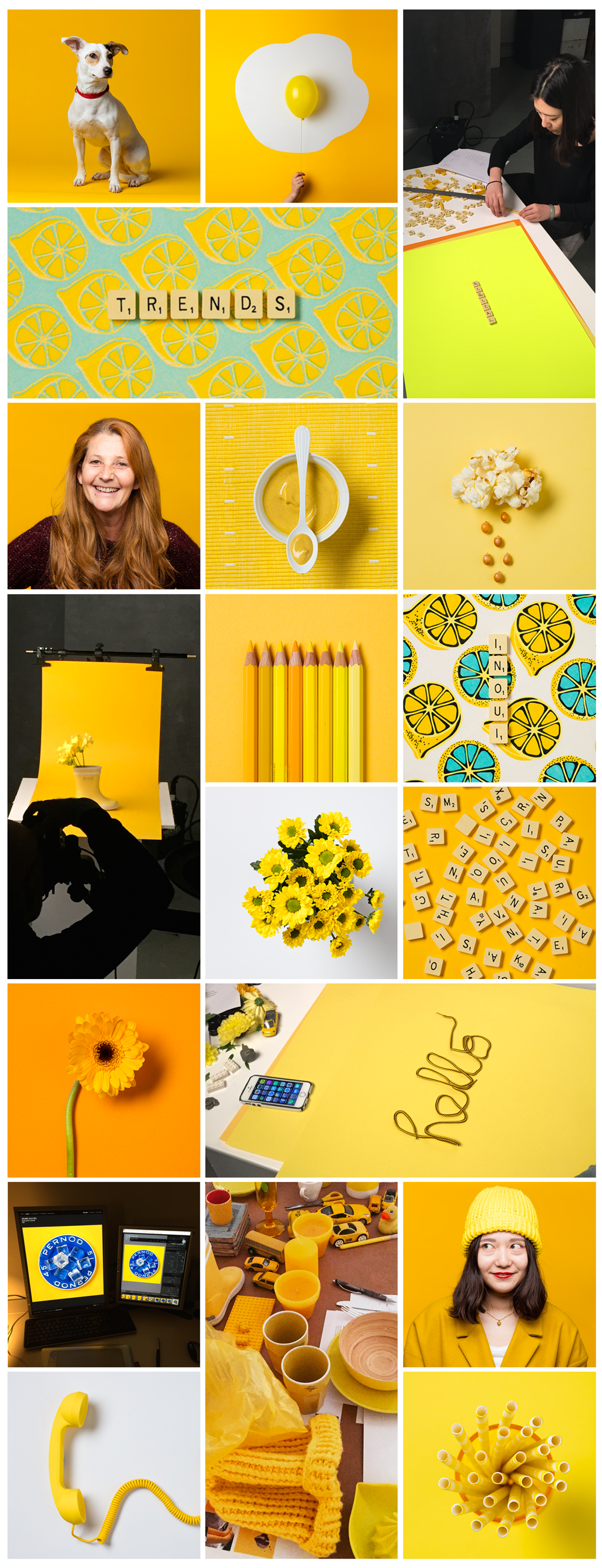 L'agence design consumer Inoui fait son shooting jaune