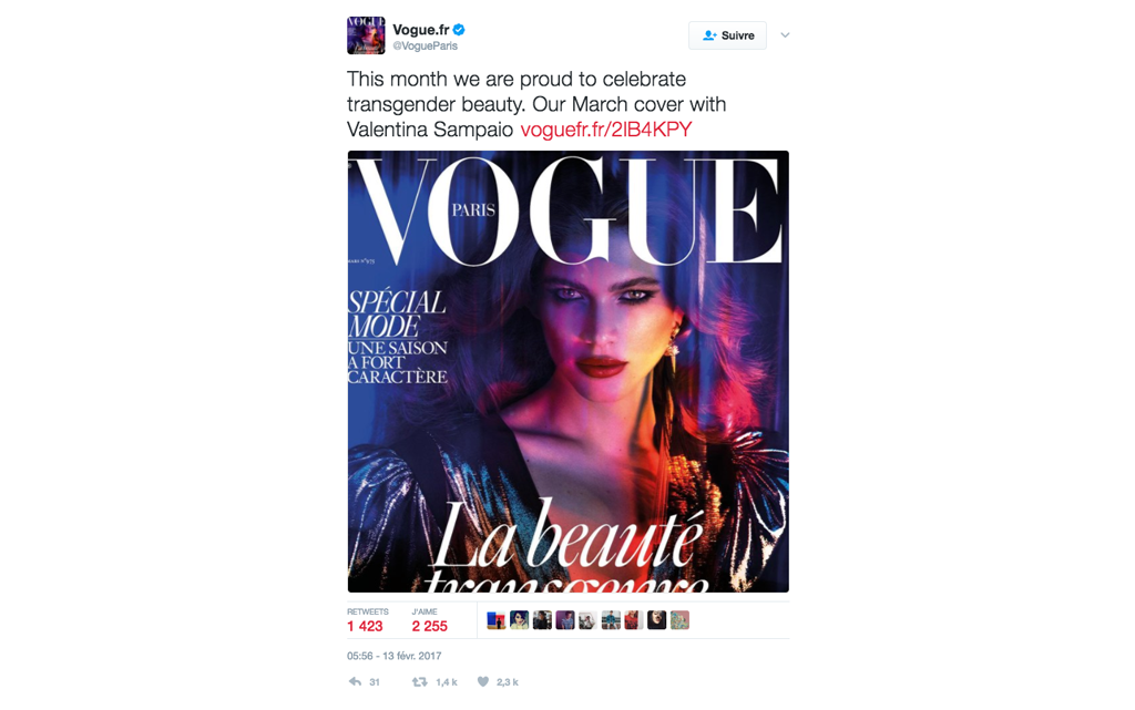 Les marques de luxe de mode s'engage : Vogue