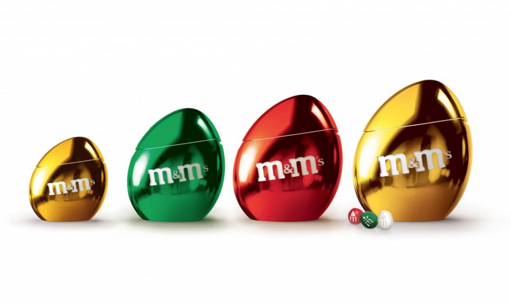 M&M's Celebration : un packaging réalisé par l'agence de consumer design Inouï basée à Paris